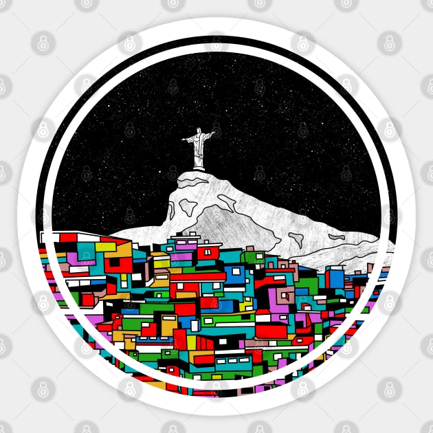 Christ the Redeemer Sticker by mailboxdisco